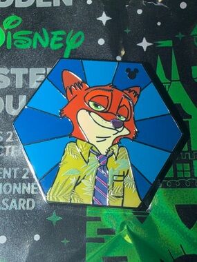 New 2026 Disneyland Wave A Hidden Mickey Pin Zootopia Nick Wilde Fox